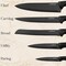 Nutrichef 7Pc Professional Ss Knife Set NCKNS7X - alternate 5